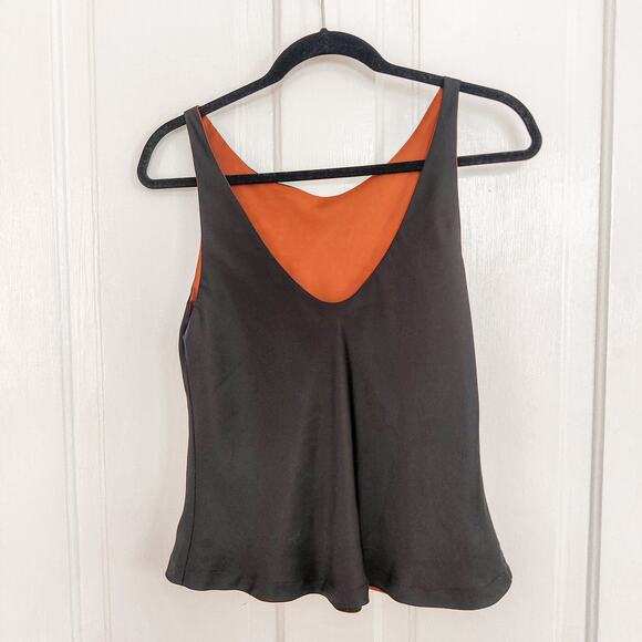 Vetta reversible satin cropped tank - Medium - Picture 3 of 9